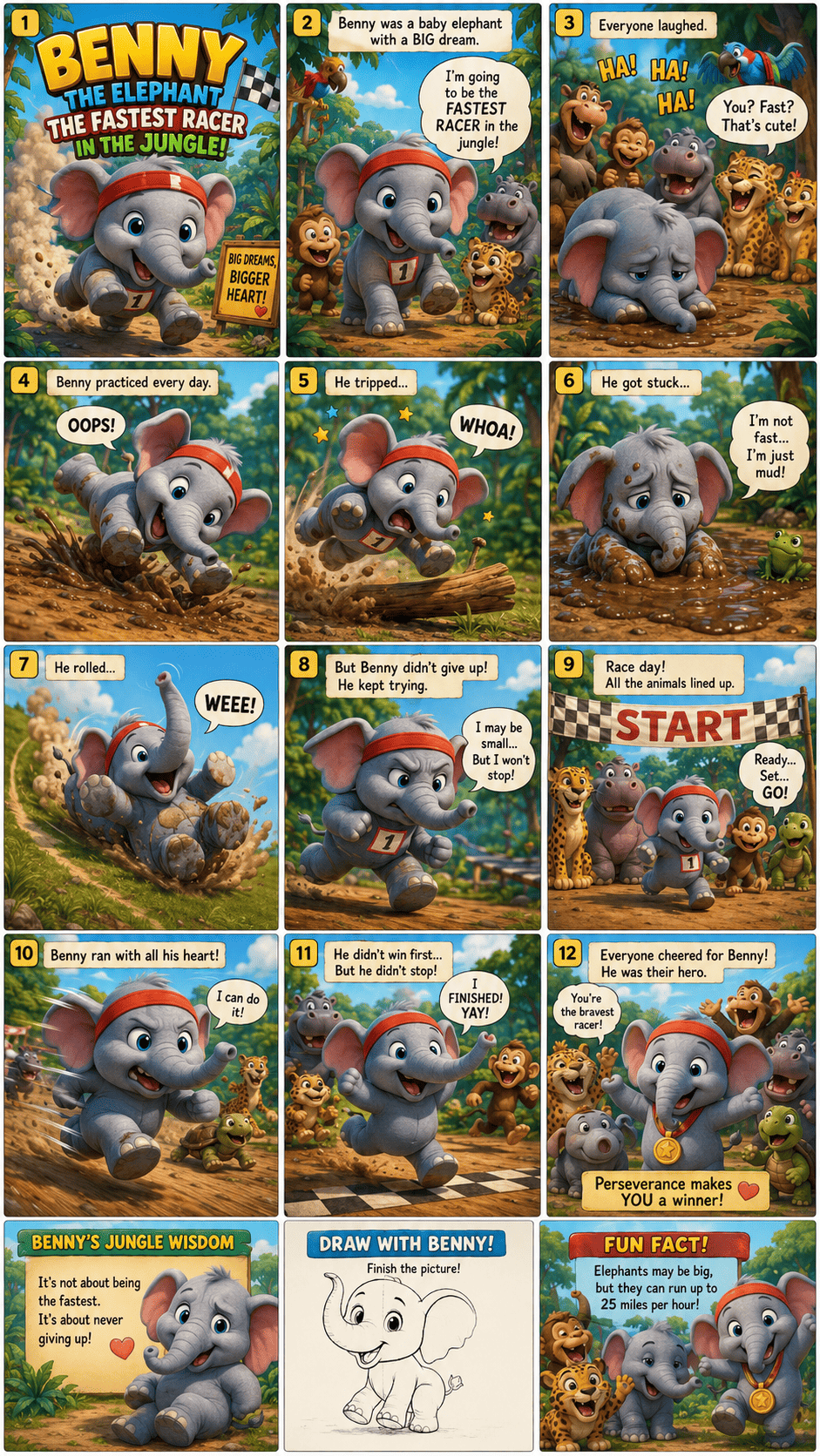 Funny Animal Adventures Comic